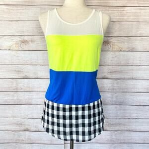 BO BEL BOUTIQUE Colorblock Tank Top Size Small Relaxed Fit